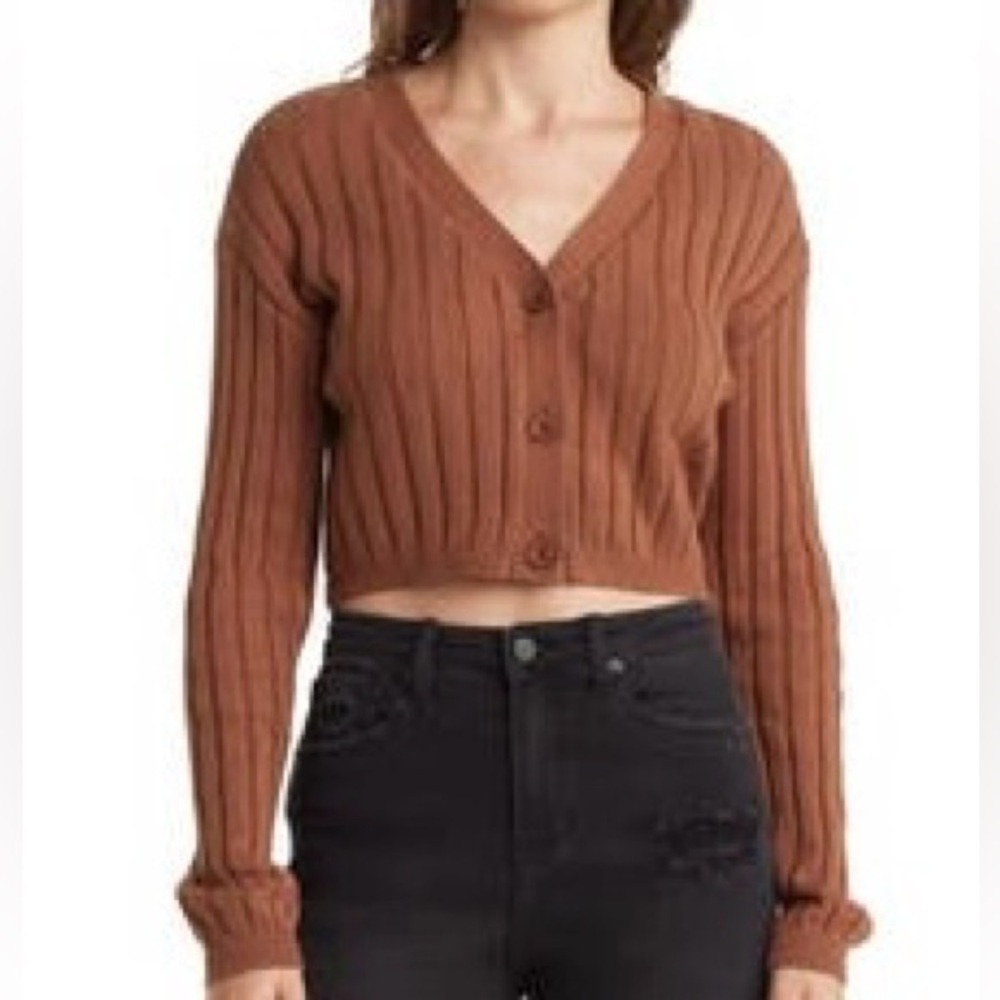 Abound Cropped Cardigan
